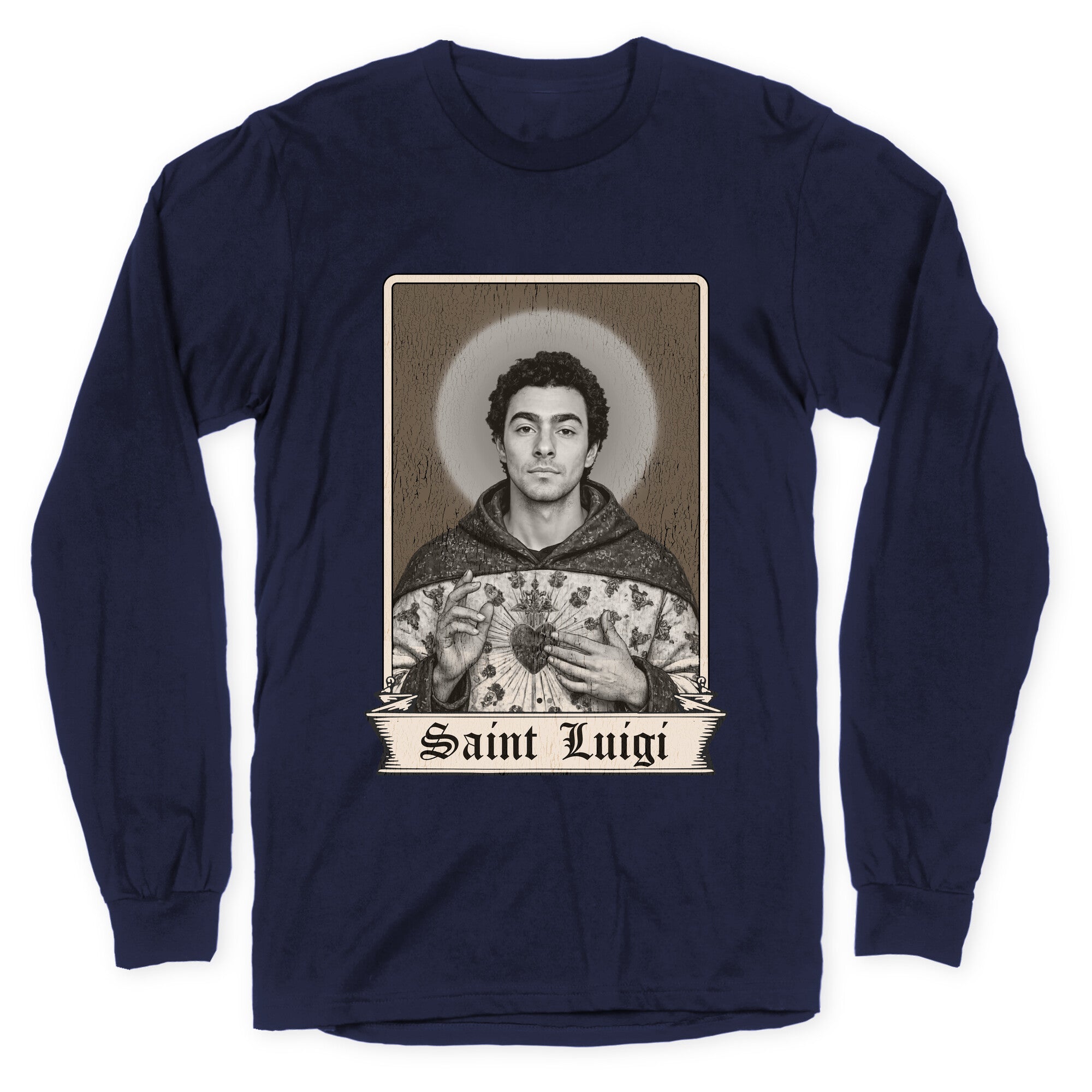 St Luigi Mangione Longsleeve Tee